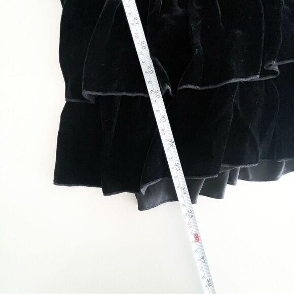 Joie Dress Womens Kolda B Caviar Velvet One Shoulder Women's S Lined NWT - Picture 9 of 9